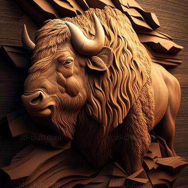 3D model st Bison (STL)